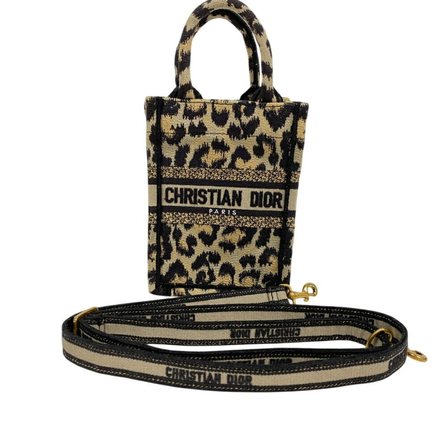 Dior Dior Book Tote Leopard Print