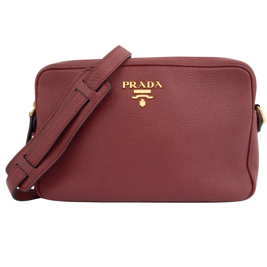 Prada Prada Tessuto Saffiano Leather Crossbody