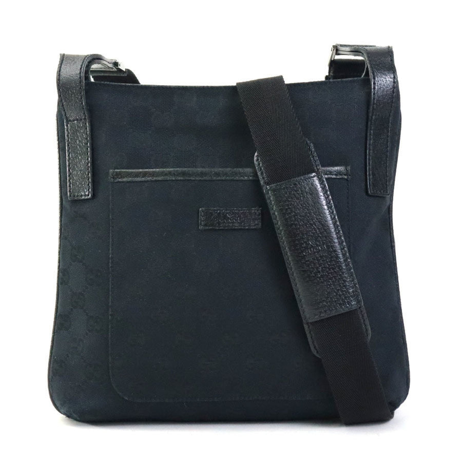Gucci GG Canvas Messenger Bag Black