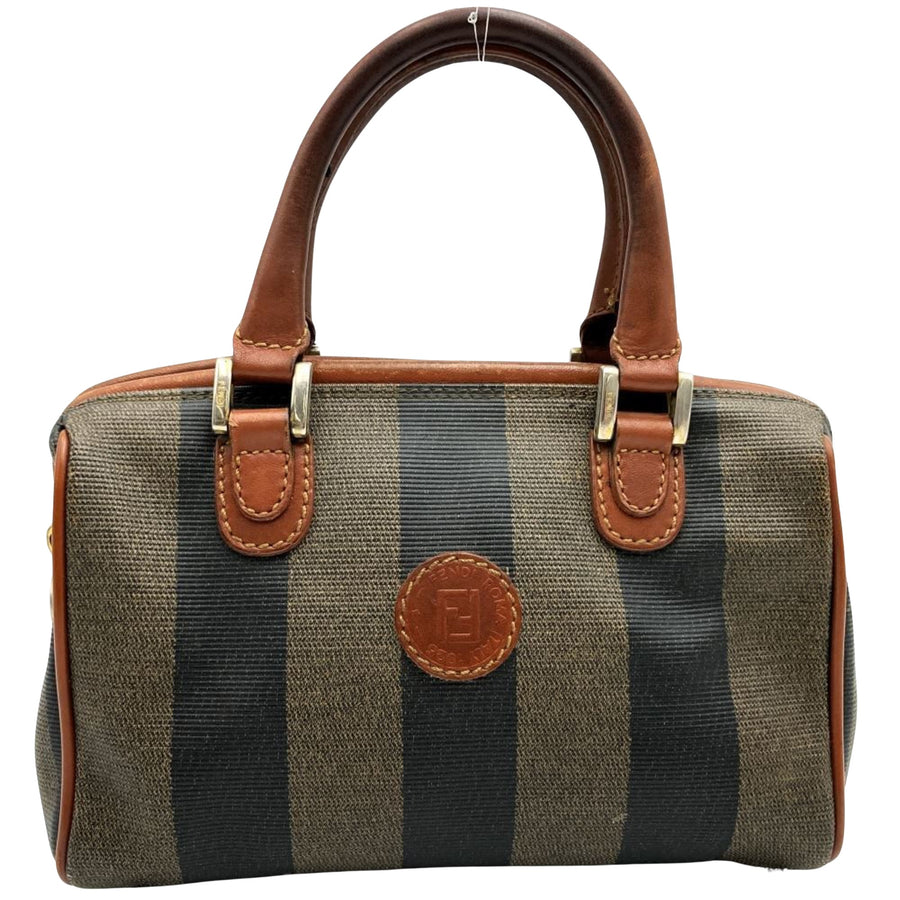 Fendi Zucca Boston Bag Classic Style