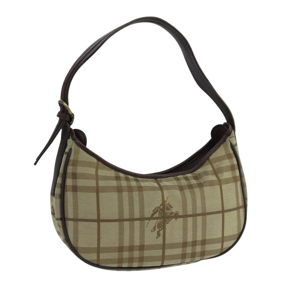 Burberry Beige Canvas Shoulder Bag