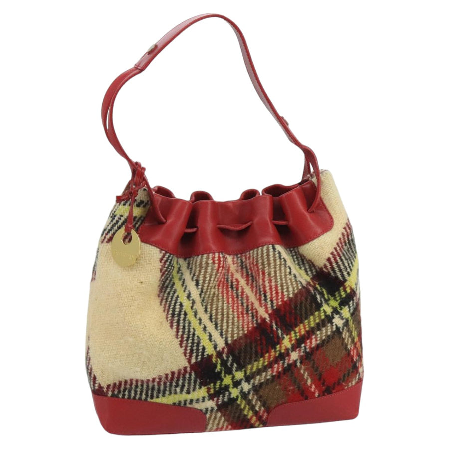 Burberry Plaid Bucket Bag Model