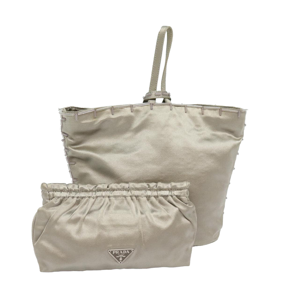 Prada Prada Satin Tote Bag