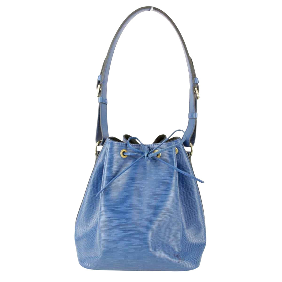Louis Vuitton Mini Pochette Epi Leather Blue Handbag