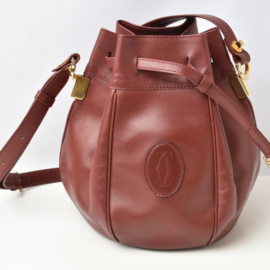 Cartier Cartier Leather Bucket Bag