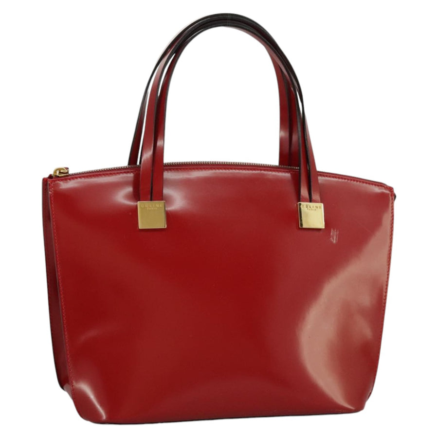 Celine Classic Tote Red Leather Handbag