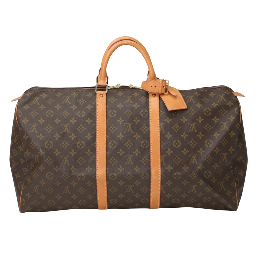 Louis Vuitton Keepall 55 Monogram Canvas Travel Bag