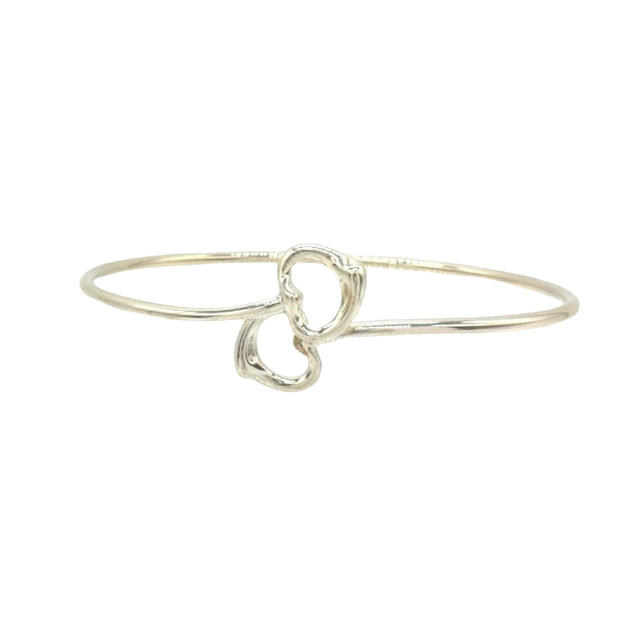 Tiffany & Co. Double Heart Bangle Bracelet