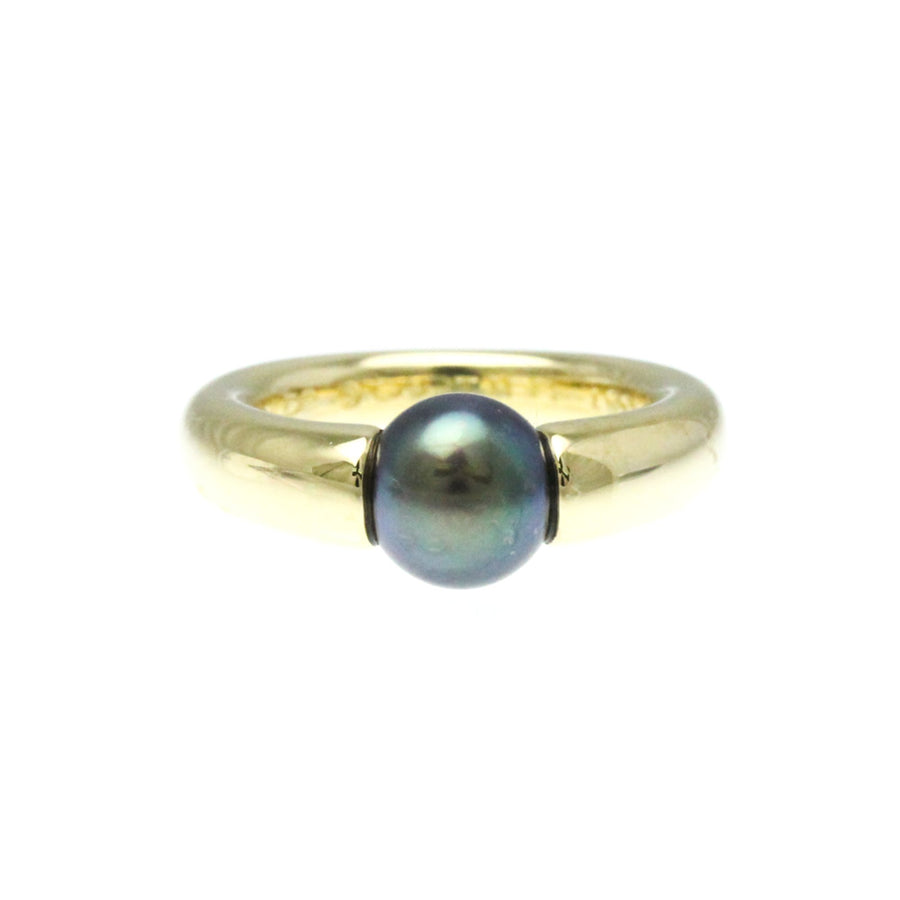 Cartier Maillon Panthre Black Pearl Ring