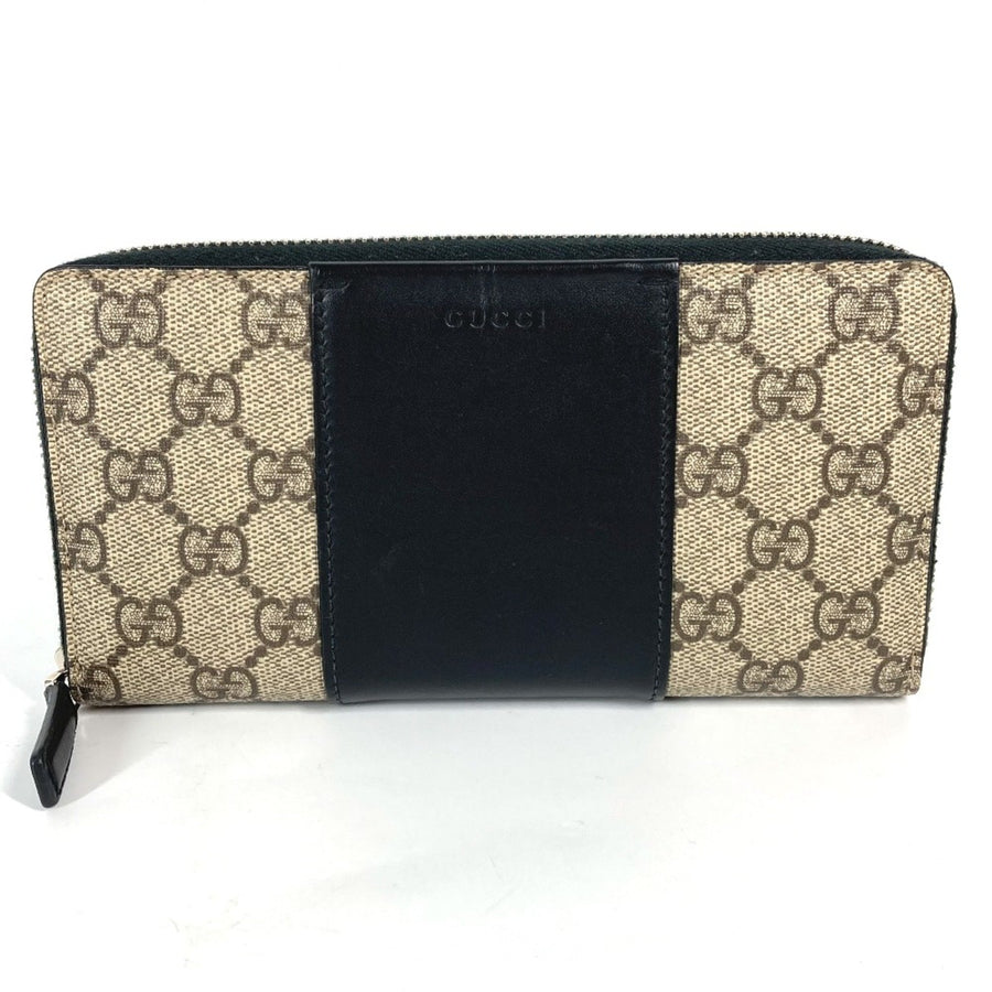 Gucci GG Supreme Zip Around Wallet