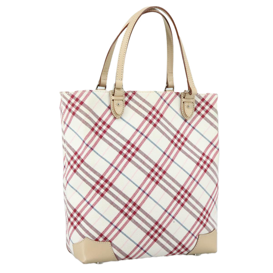 Burberry Plaid Tote Handbag