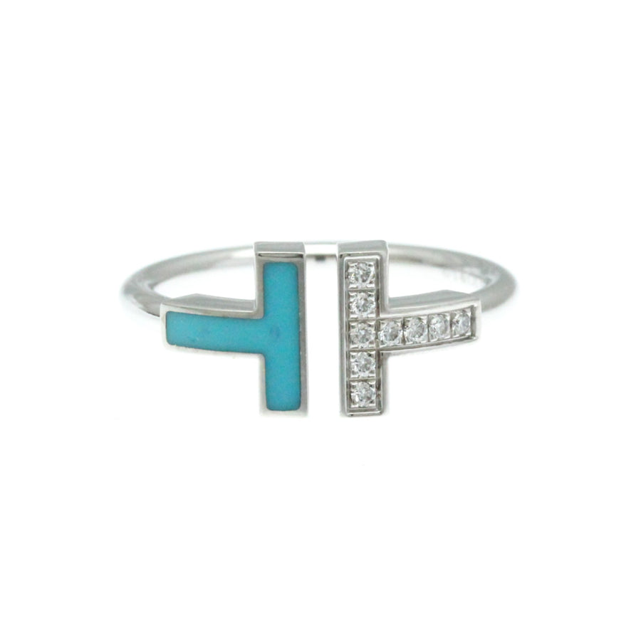 Tiffany & Co. Tiffany T Turquoise  Diamond Ring
