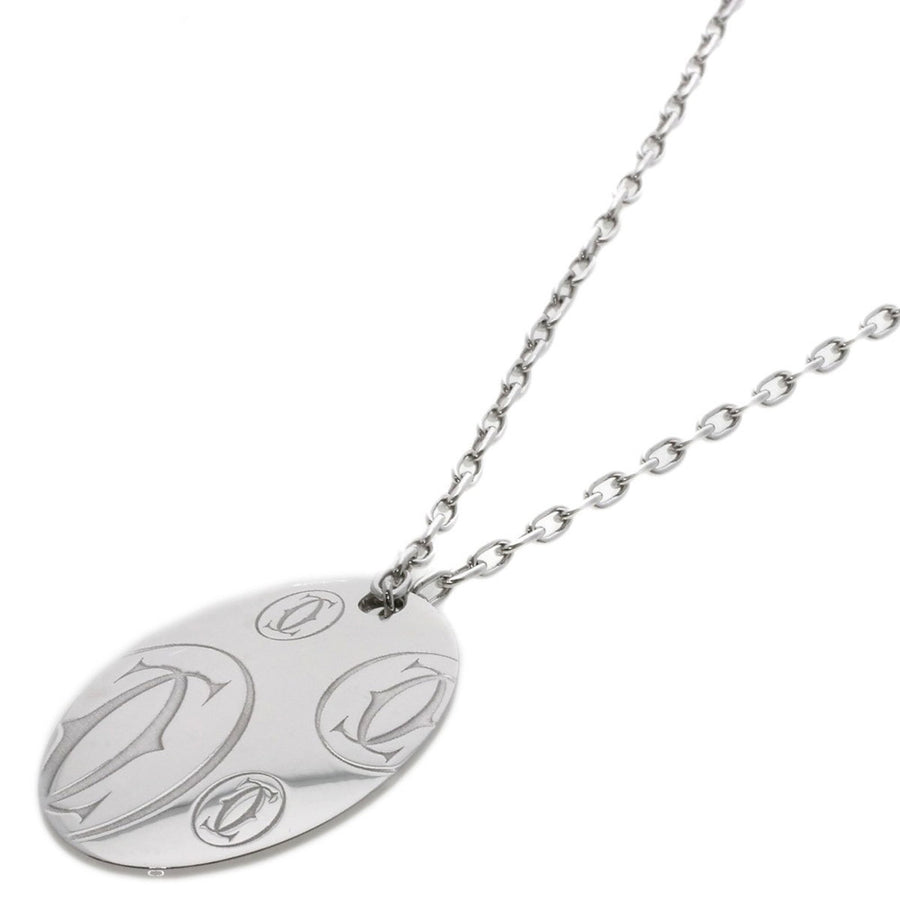 Cartier Oval Pendant Necklace Medallion Style