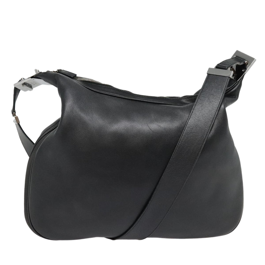 Gucci Black Leather Shoulder Bag