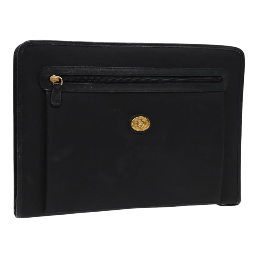 Burberry Black Nylon Clutch Bag