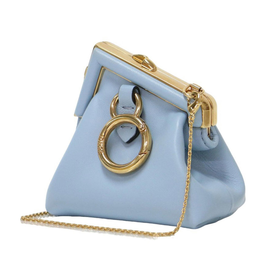 Fendi Mini Roma Bag Leather Clutch