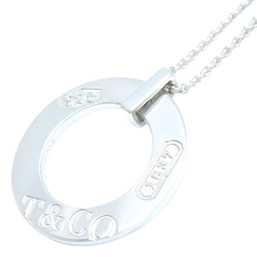 Tiffany & Co. Circle Pendant Necklace 1837 Style