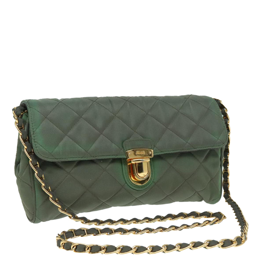 Prada Quilted Nylon Chain Bag