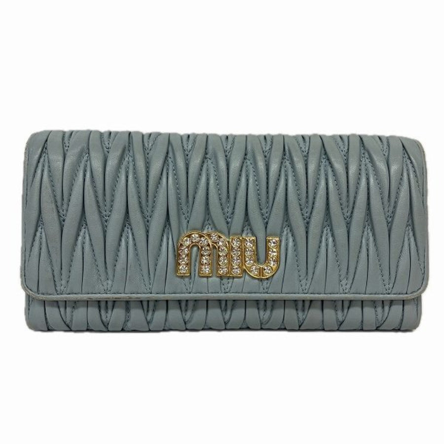 Miu Miu Matelasse Leather Wallet 5ML506