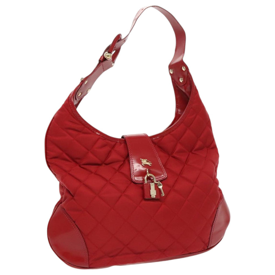 Burberry Quilted Nylon Shoulder BagRed