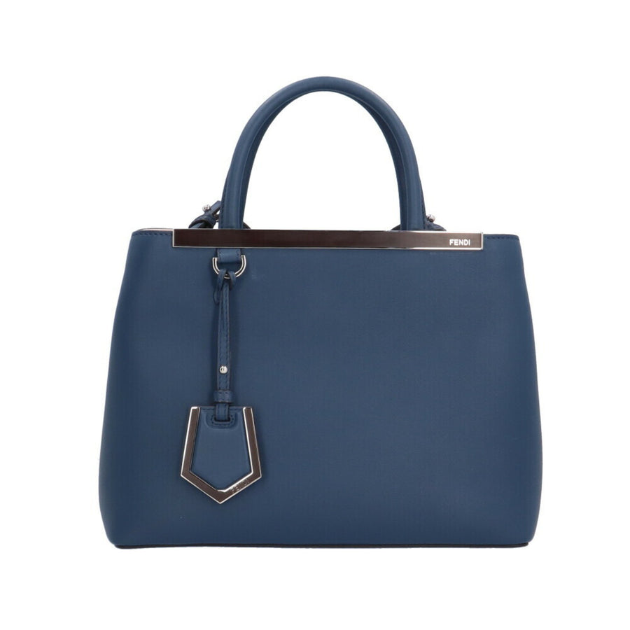 Fendi Kan I Small Leather Top Handle Bag