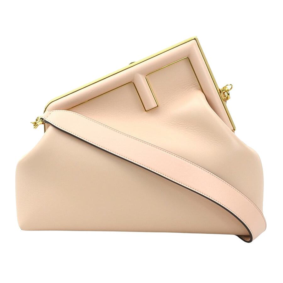 Fendi Fendigraphy Shoulder Bag Pale Pink