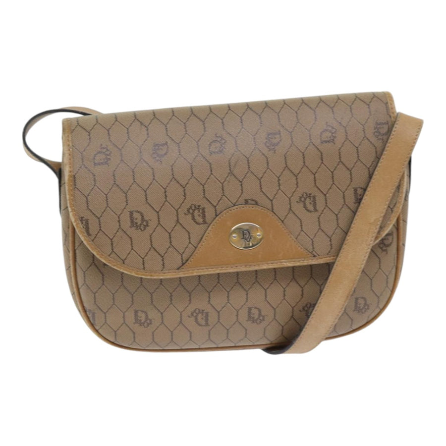 Dior Vintage Cannage Shoulder Bag BeigeBrown