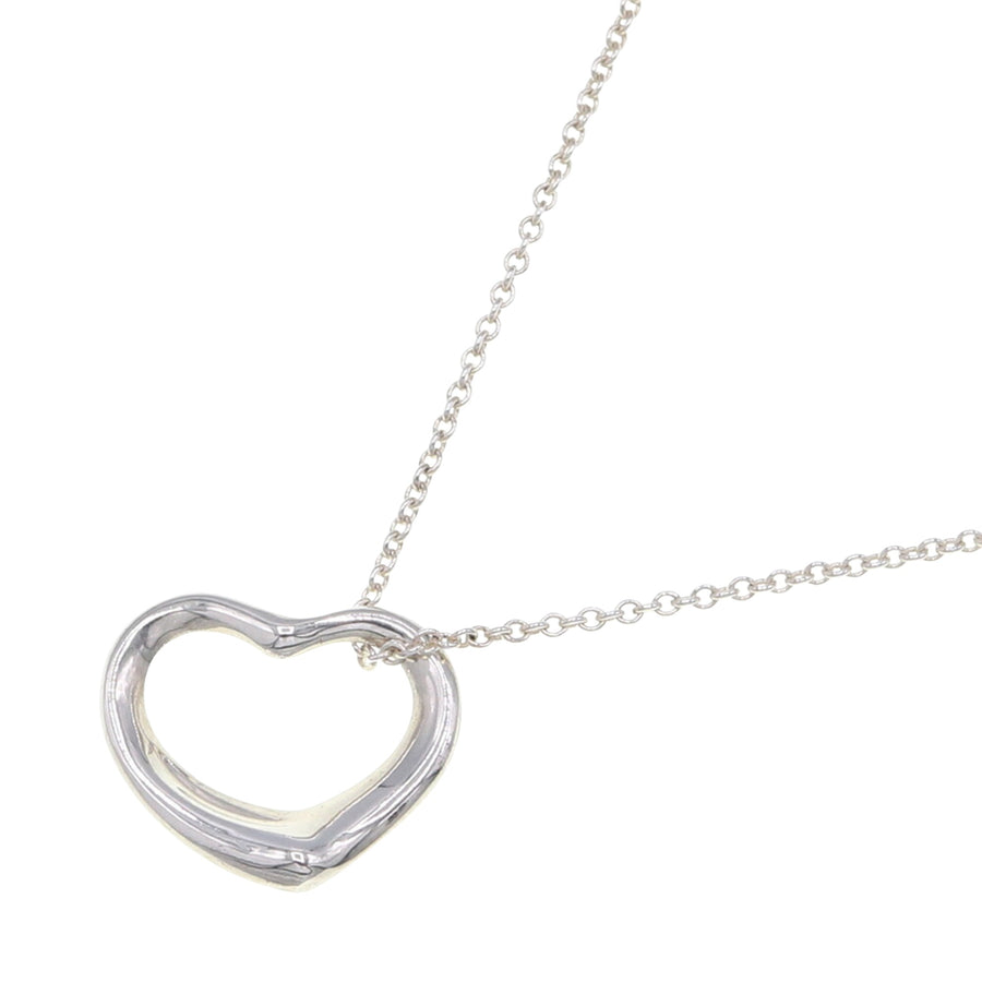 Tiffany & Co. Open Heart Pendant Necklace
