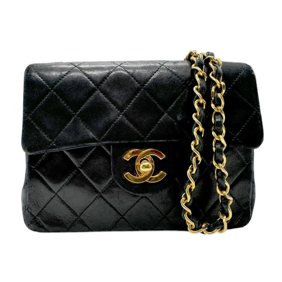 Chanel Mini Classic Flap Bag Black Lambskin
