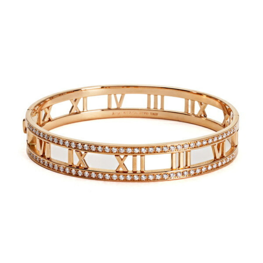 Tiffany & Co. Atlas Roman Numeral Cuff Bracelet