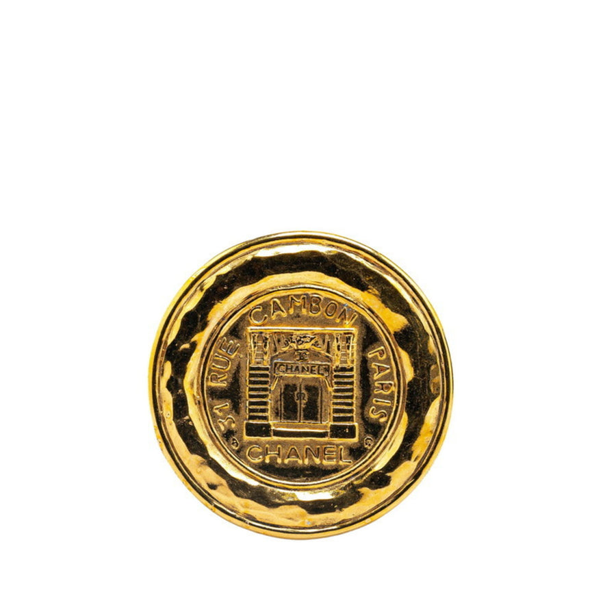 Chanel Vintage Chanel Coin Brooch Rue Cambon