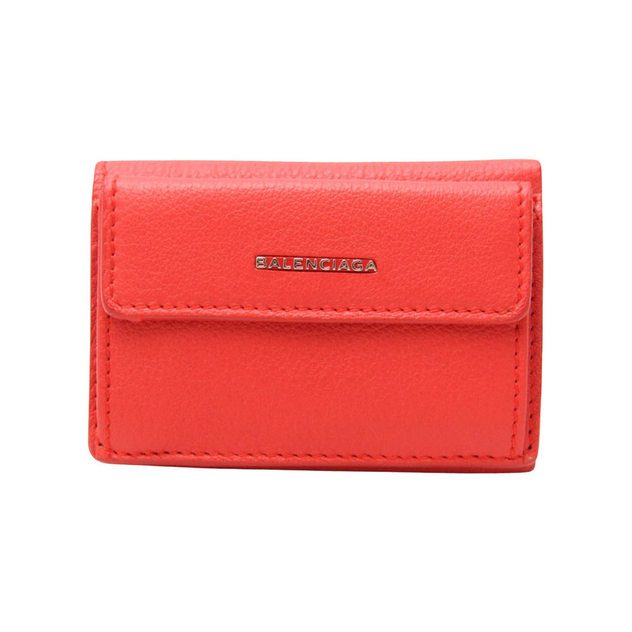 Balenciaga Cash Key Case Red Wallet