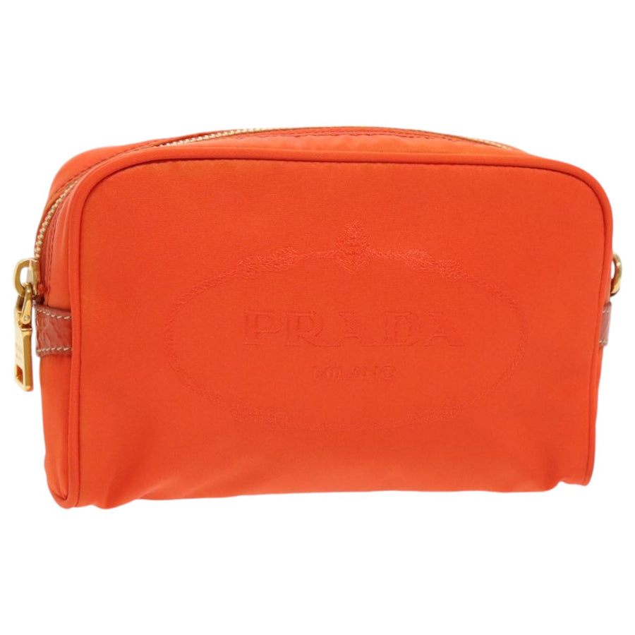Prada ReNylon Pouch Orange Style