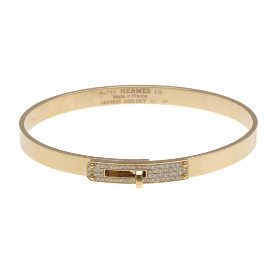 Hermes Kelly Diamond Bracelet LG