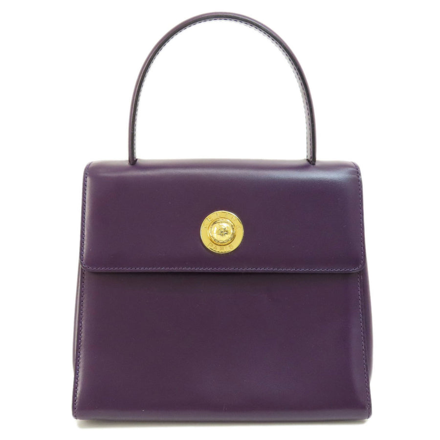 Celine Celine Cabas Purple Leather Handbag