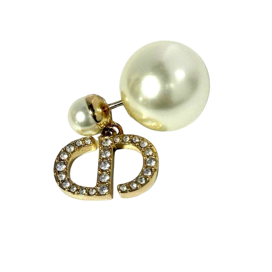 Dior Dior Tribales Pearl Crystal Earrings