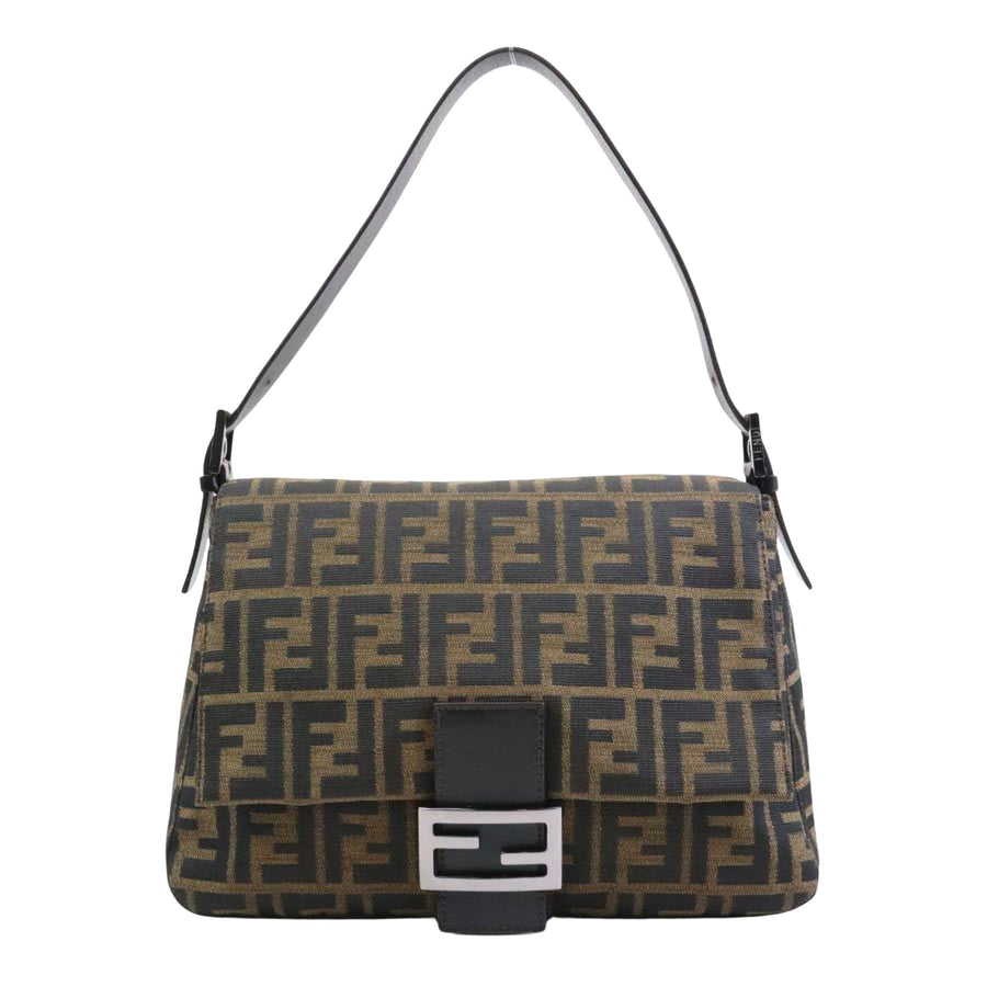 Fendi Baguette FF Zucca Shoulder Bag
