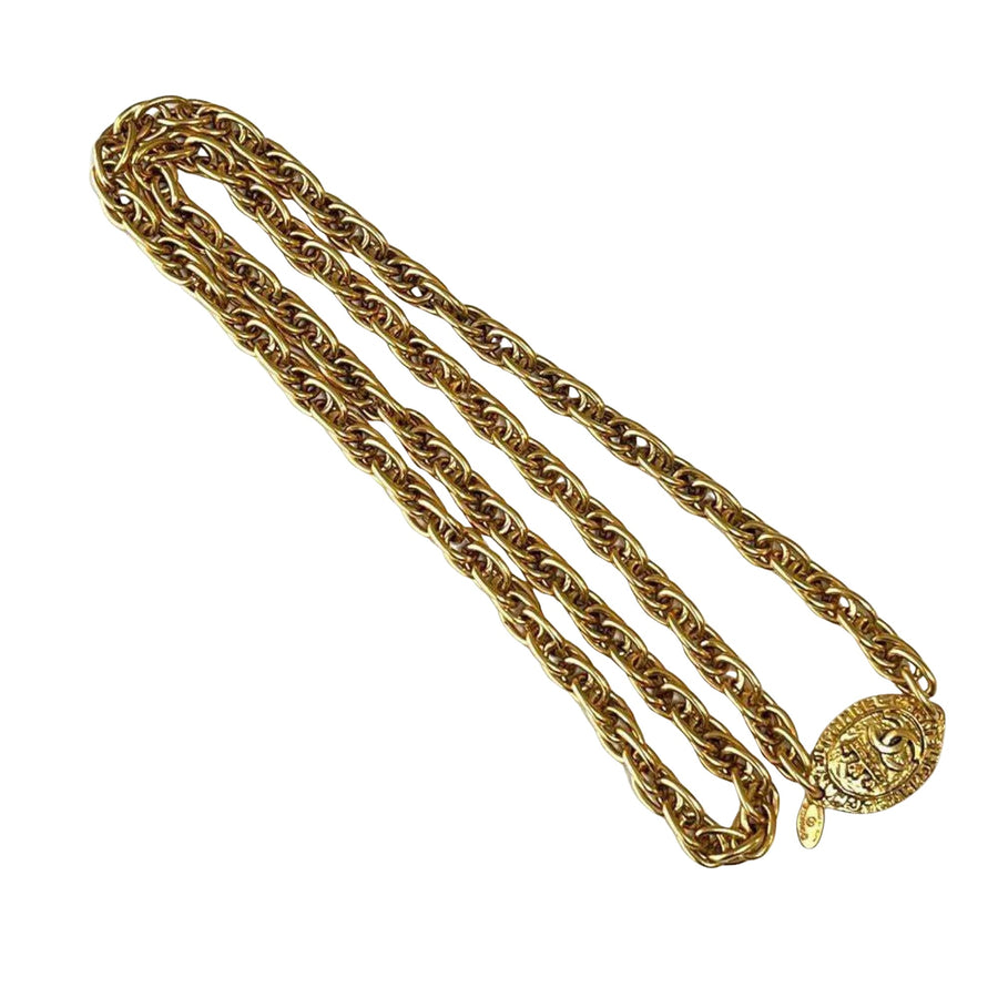 Chanel Vintage Gold Chain Necklace