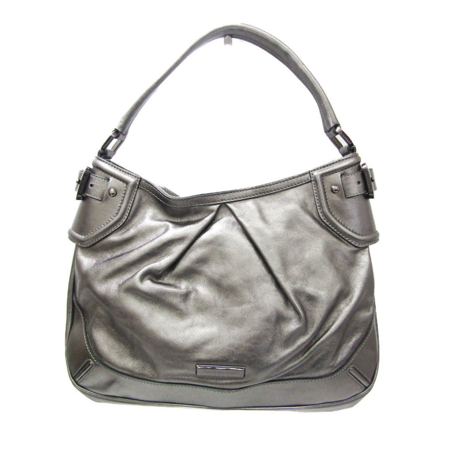 Burberry Metallic Leather Tote Bag