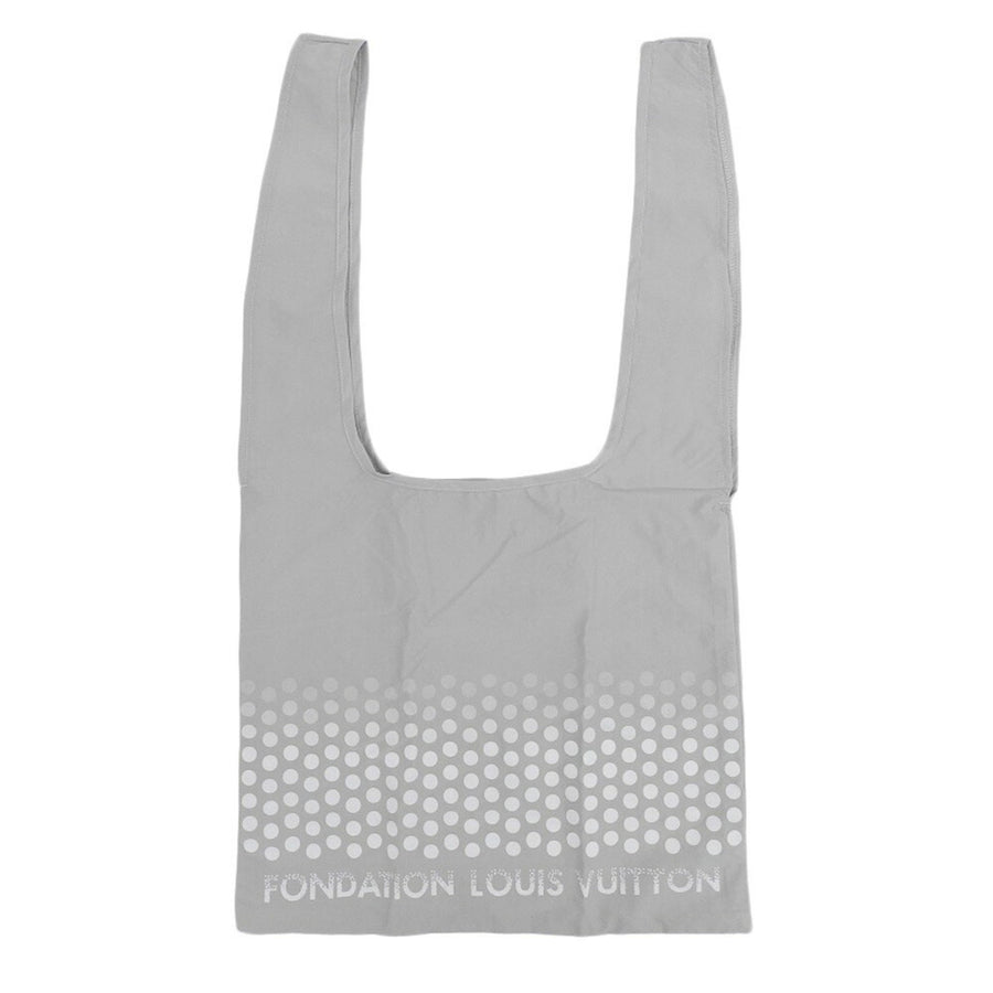 Louis Vuitton Grey Polkadot Tote Model Fondation