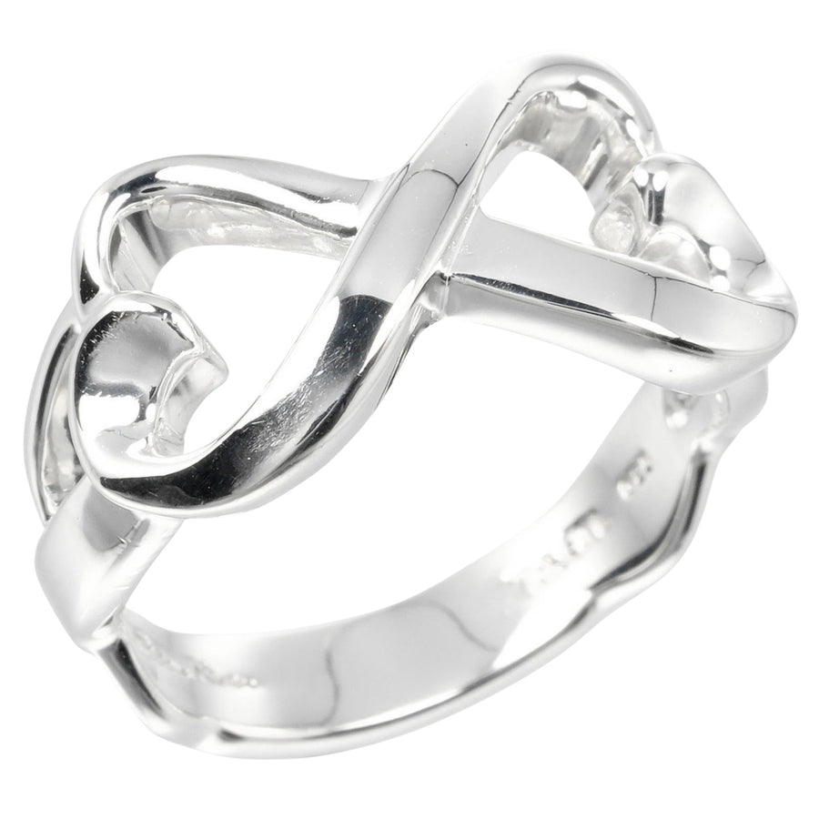 Tiffany & Co. Infinity Heart Ring Interlocking Hearts