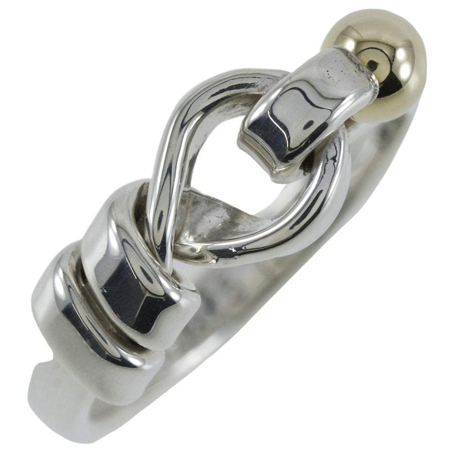Tiffany & Co. Knot Ring 18K Yellow Gold Sterling Silver