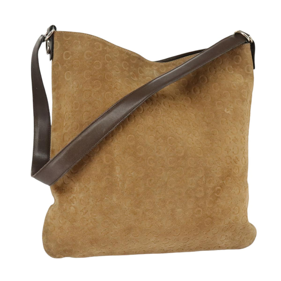 Celine uede houlder Bag Emboed Logo