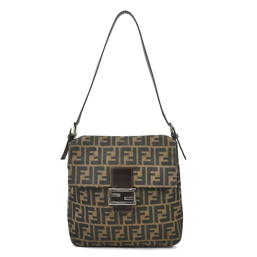 Fendi Baguette FF Zucca Shoulder Bag