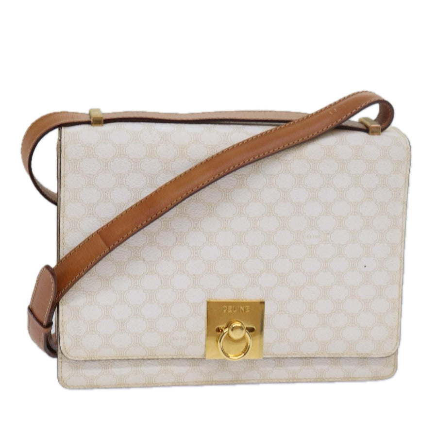 Celine Vintage Macadam Shoulder Bag