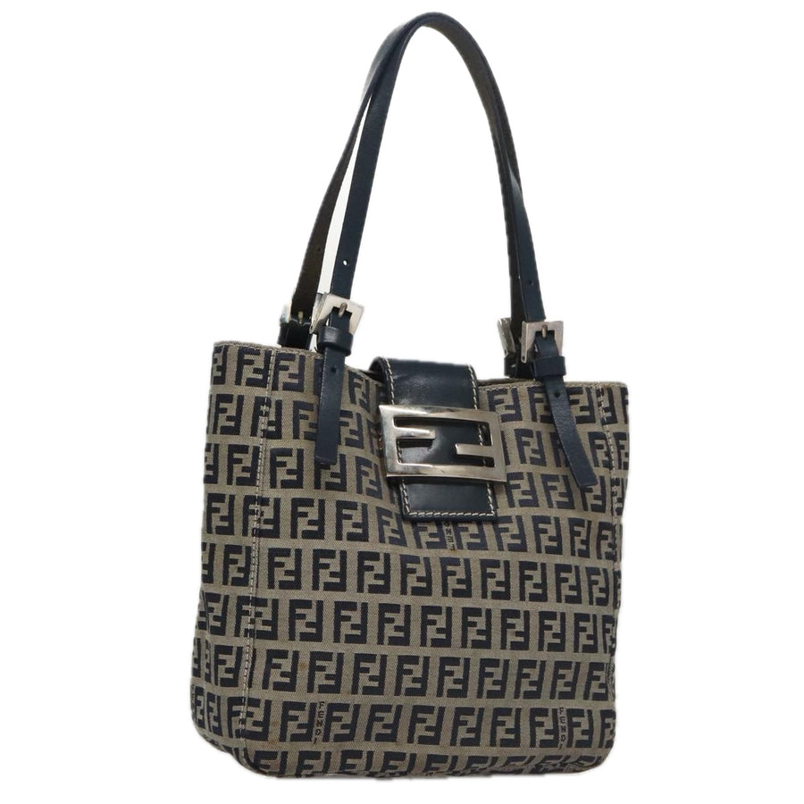 Fendi Zucca Shopping Tote BeigeBlack