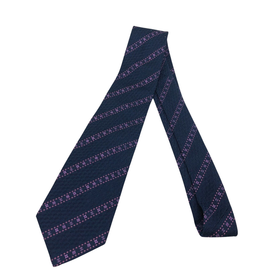 Chanel Designer Silk Tie Classic Style