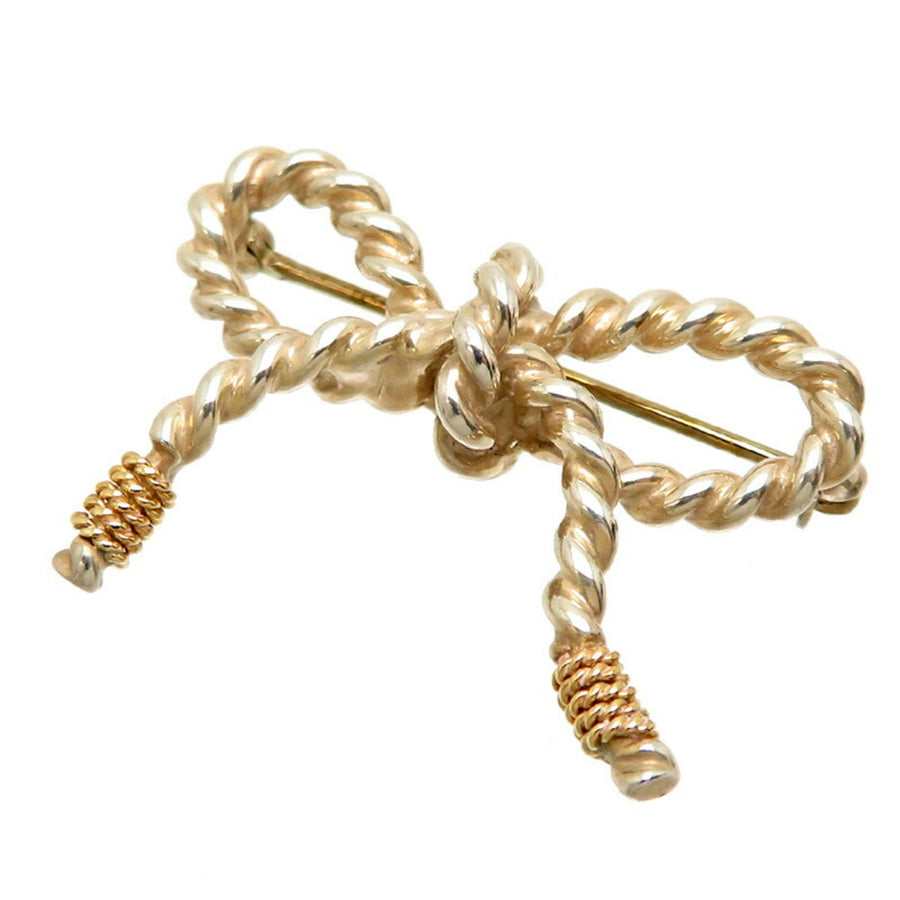 Tiffany & Co. Twisted Bow Brooch TwoTone