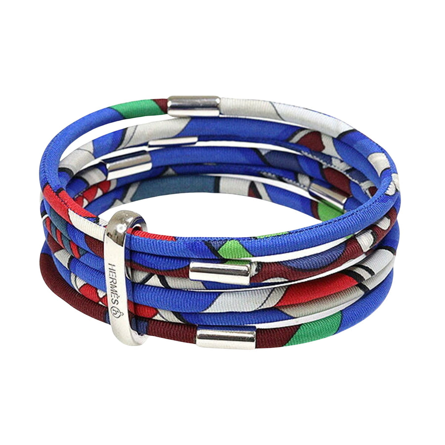 Hermes ilk Wrap Bracelet Multicolored Deign