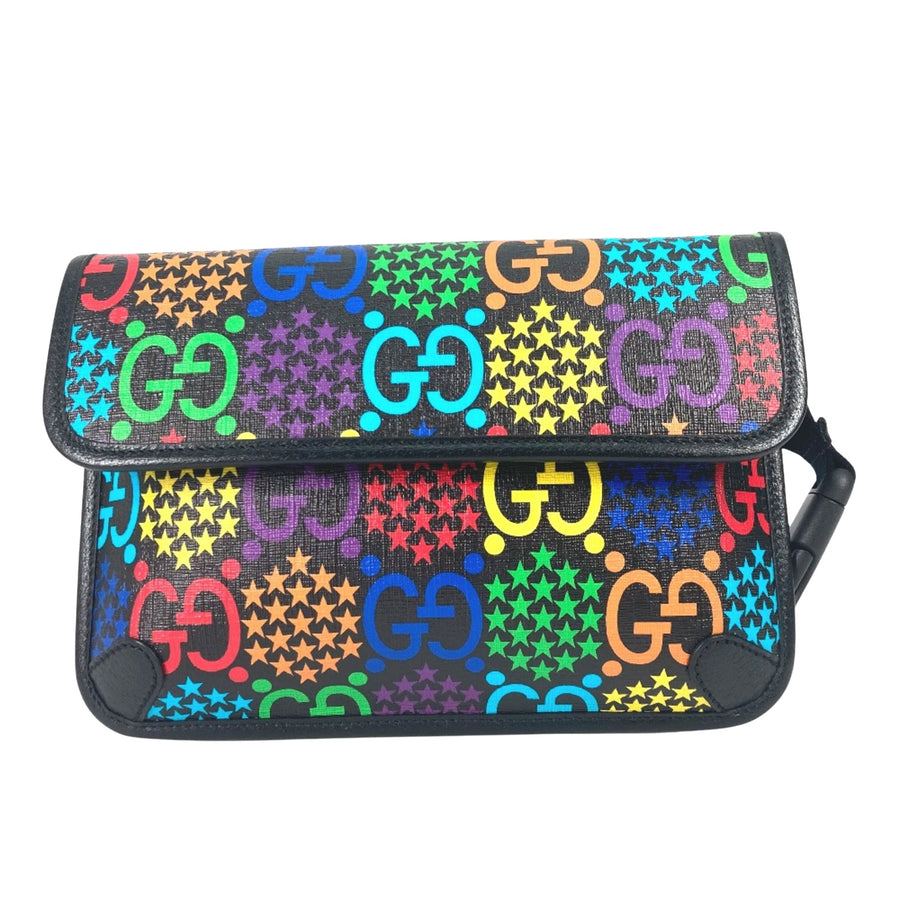 Gucci Rainbow GG Supreme Stars Belt Bag